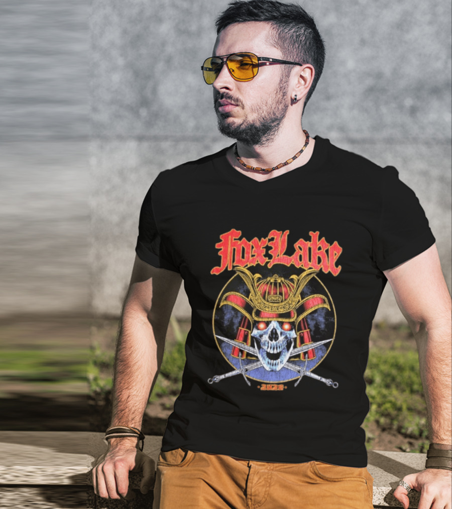 Fox Lake Samurai Skull 2026 Are You Ready To Die T-Shirt