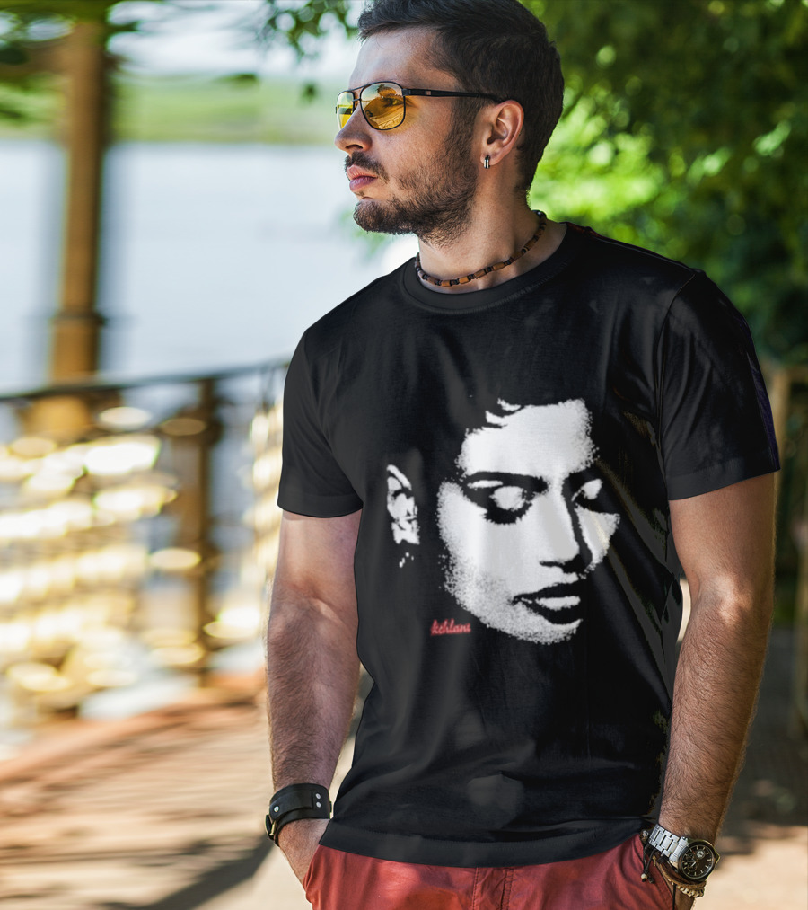 Kehlani Monochrome Face T-Shirt