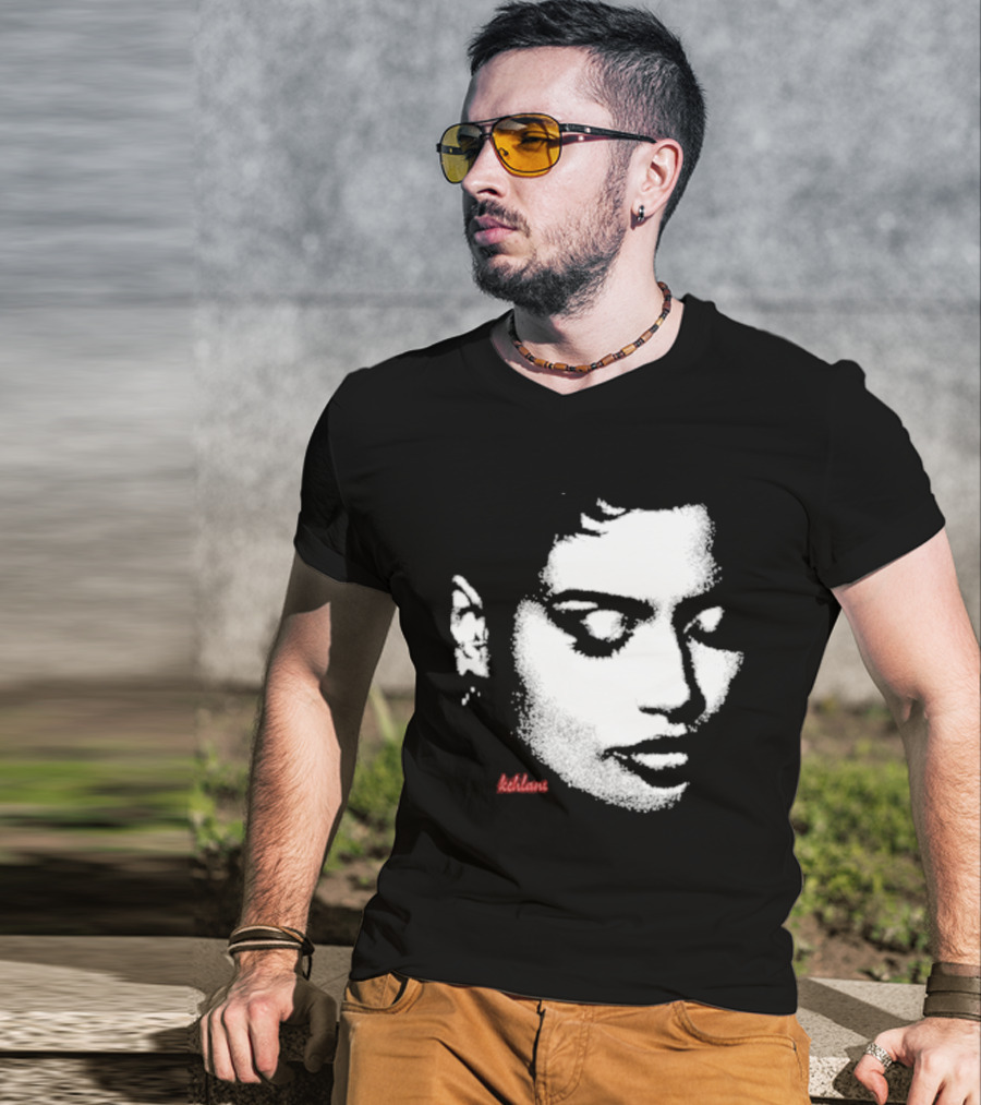 Kehlani Monochrome Face T-Shirt