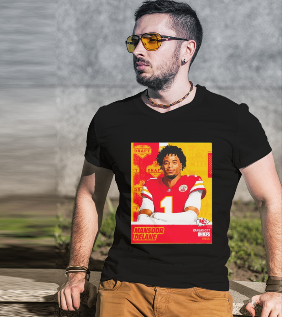 Mansoor Delane Kansas City Chiefs Draft 2026 NFL CB LSU T-Shirt
