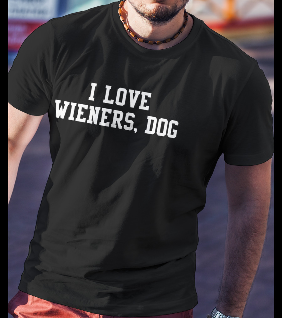 Brandon Walker I Love Wieners Dog T-Shirt