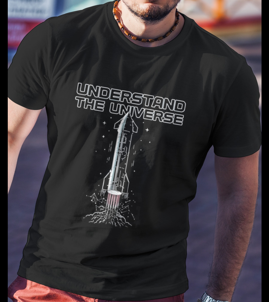 Understand The Universe Elon Chron Rocket T-Shirt
