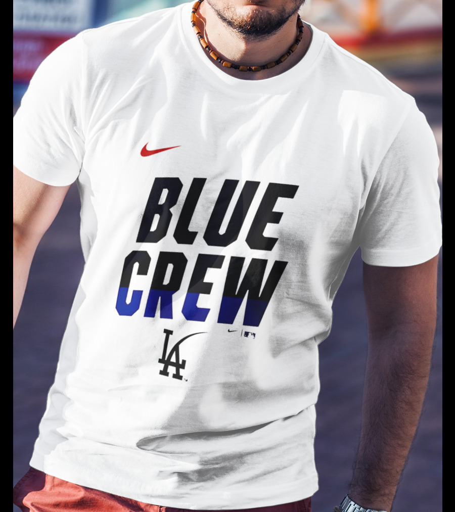 Nike Blue Crew Los Angeles Dodgers LA T-Shirt