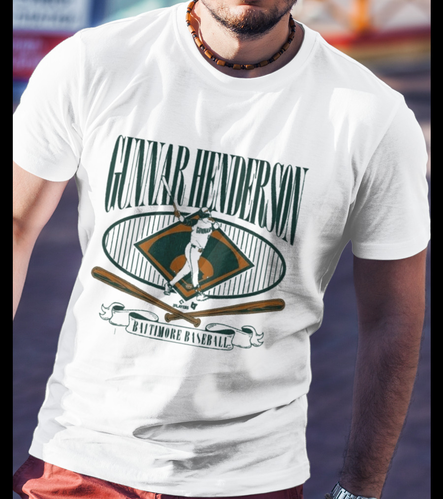Gunnar Henderson Baltimore Baseball Diamond Standouts T-Shirt
