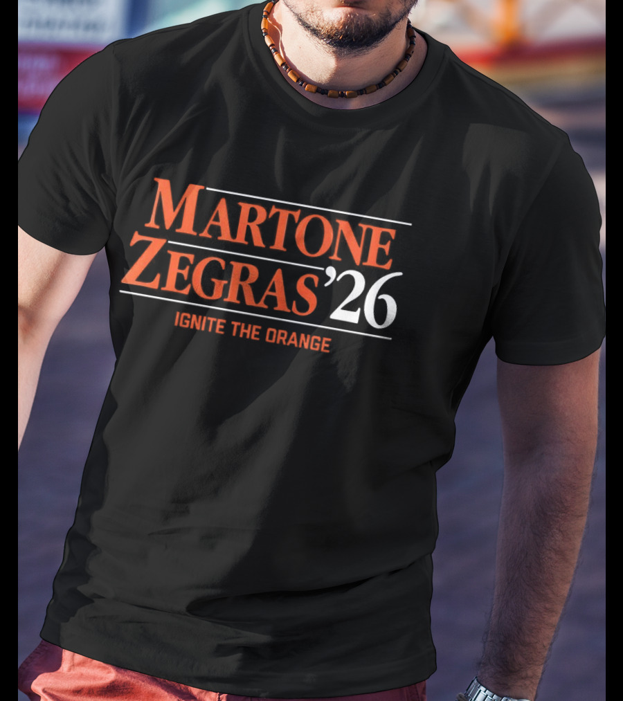 Martone Zegras '26 Ignite The Orange Philadelphia Flyers Hockey T-Shirt