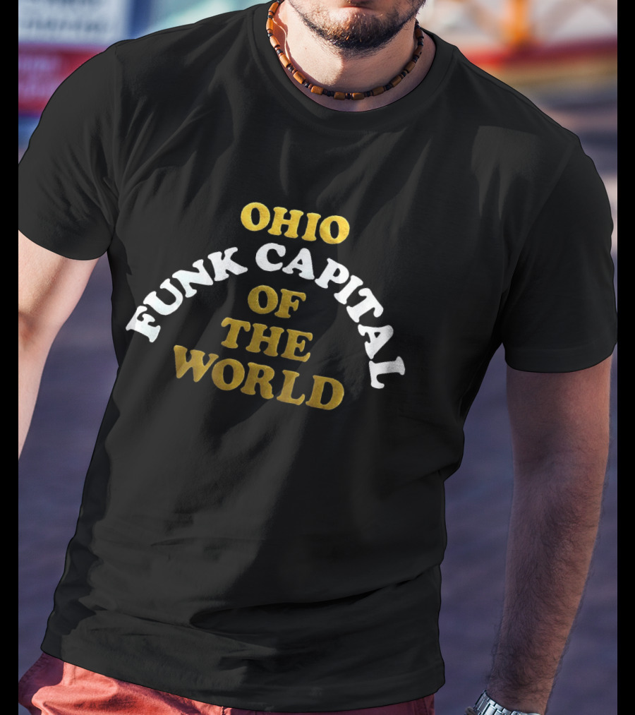 Ohio Funk Capital Of The World Vintage Style Retro Music T-Shirt