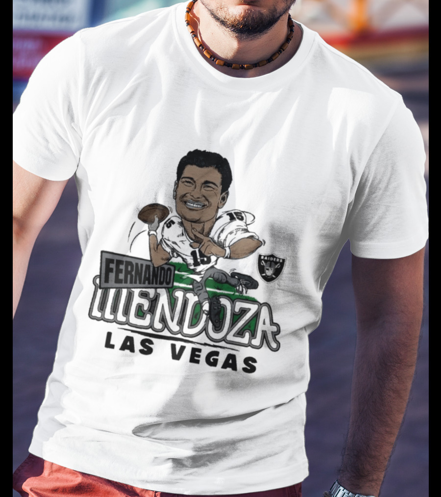 Las Vegas Raiders Fernando Mendoza Football Player T-Shirt