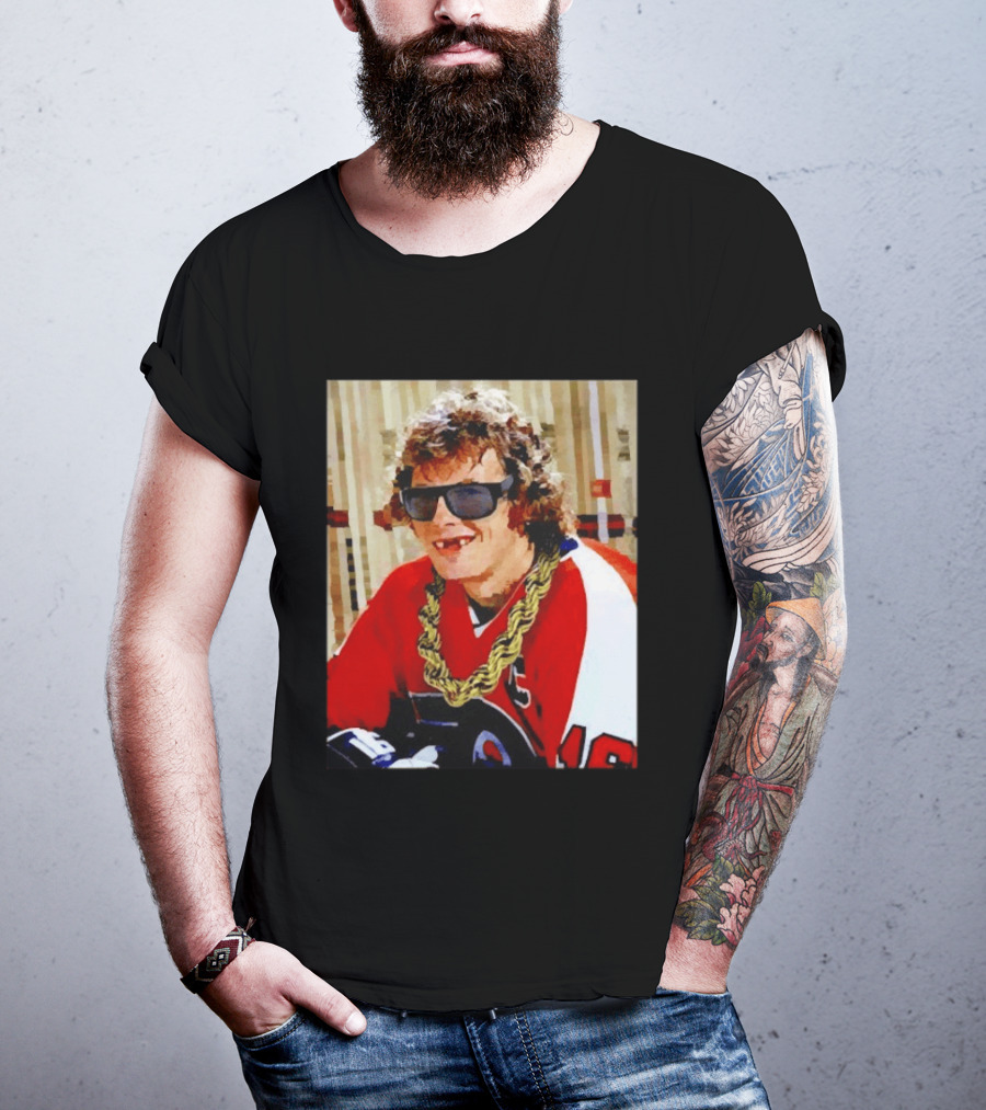 Philadelphia Flyers Bobby Clarke Retro Style Smile Iconic 1970s Nostalgia T-Shirt