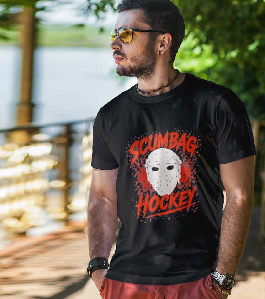 Philadelphia Scumbag Hockey Jason Voorhees Mask T-Shirt