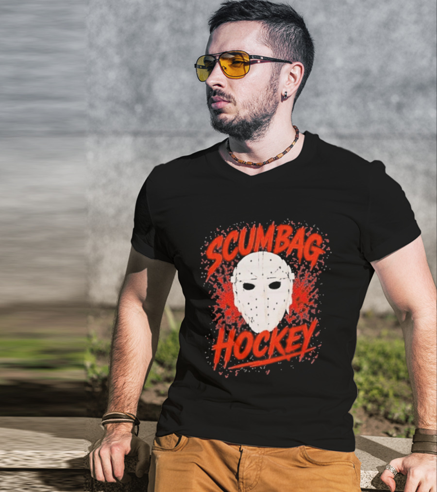 Philadelphia Scumbag Hockey Jason Voorhees Mask T-Shirt