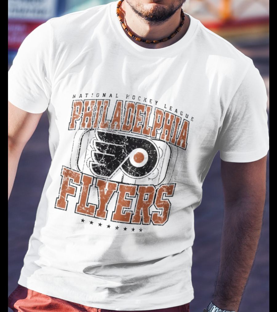 National Hockey League Philadelphia Flyers Distressed Rink T-Shirt