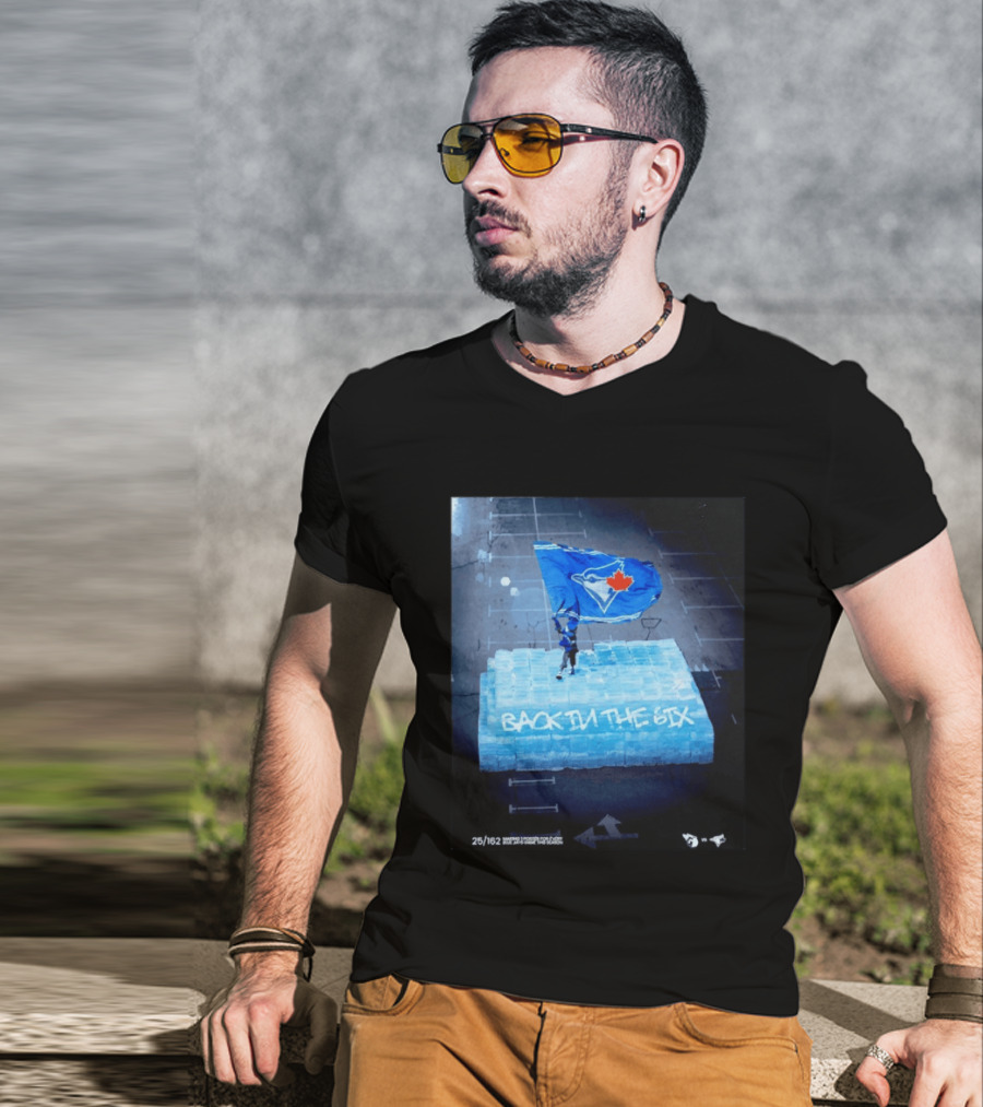 Toronto Blue Jays Back In The 6ix Ice Flag And Blocks T-Shirt