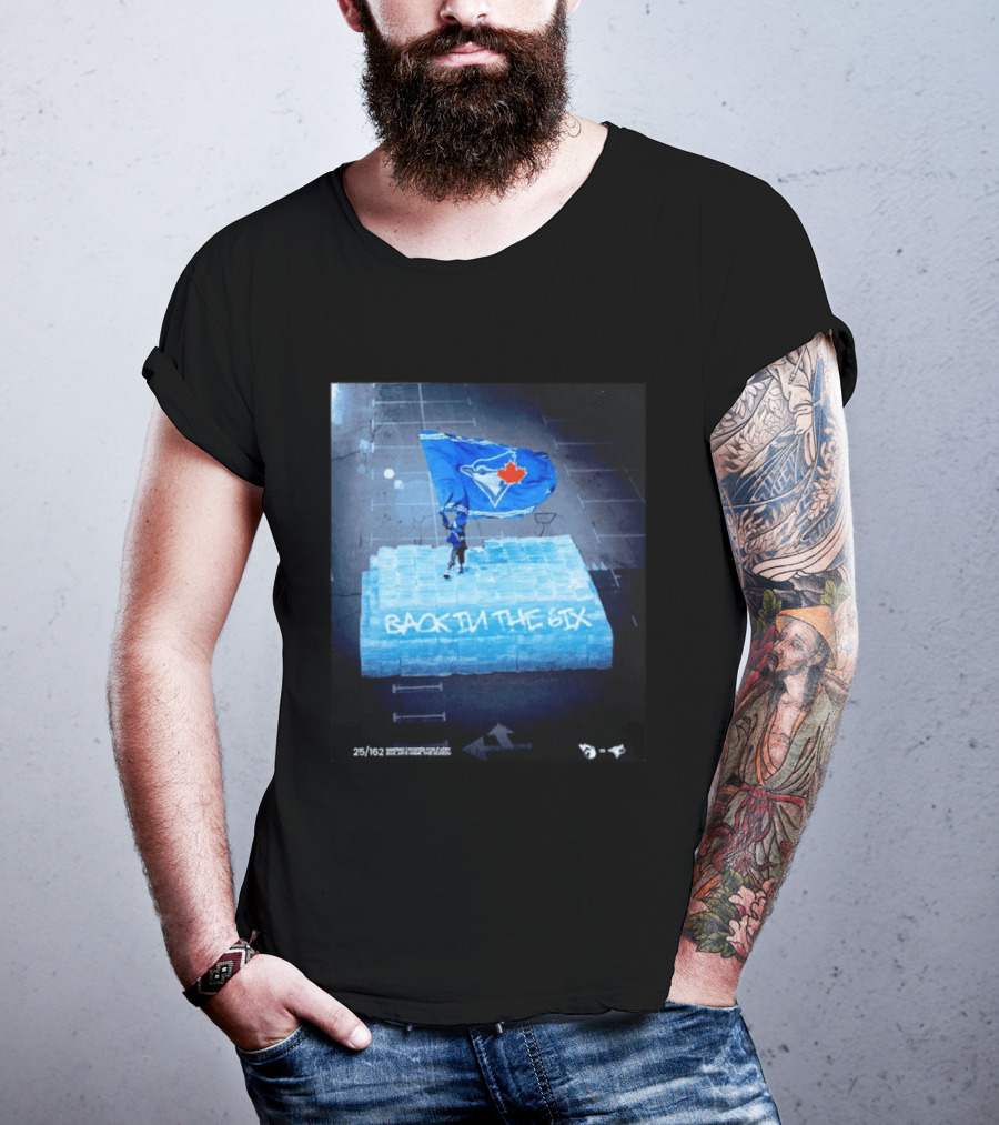 Toronto Blue Jays Back In The 6ix Ice Flag And Blocks T-Shirt