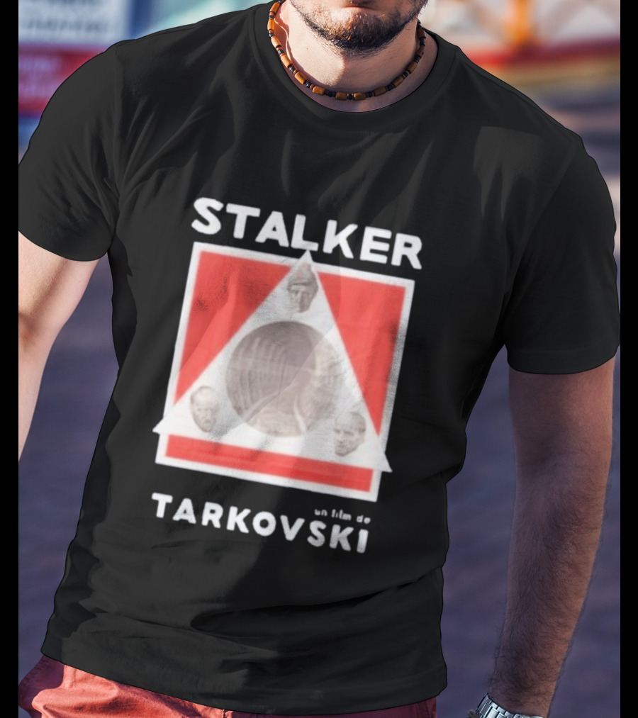 Stalker Film Tarkovski Triangular Faces T-Shirt