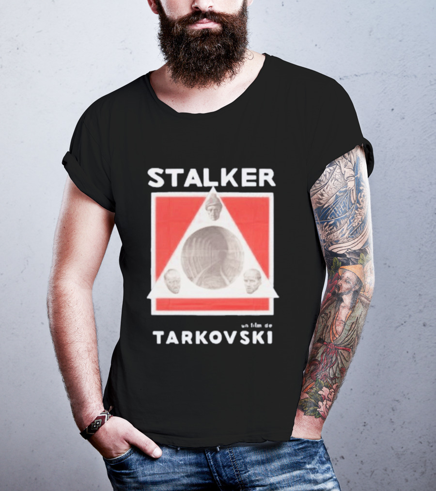 Stalker Film Tarkovski Triangular Faces T-Shirt