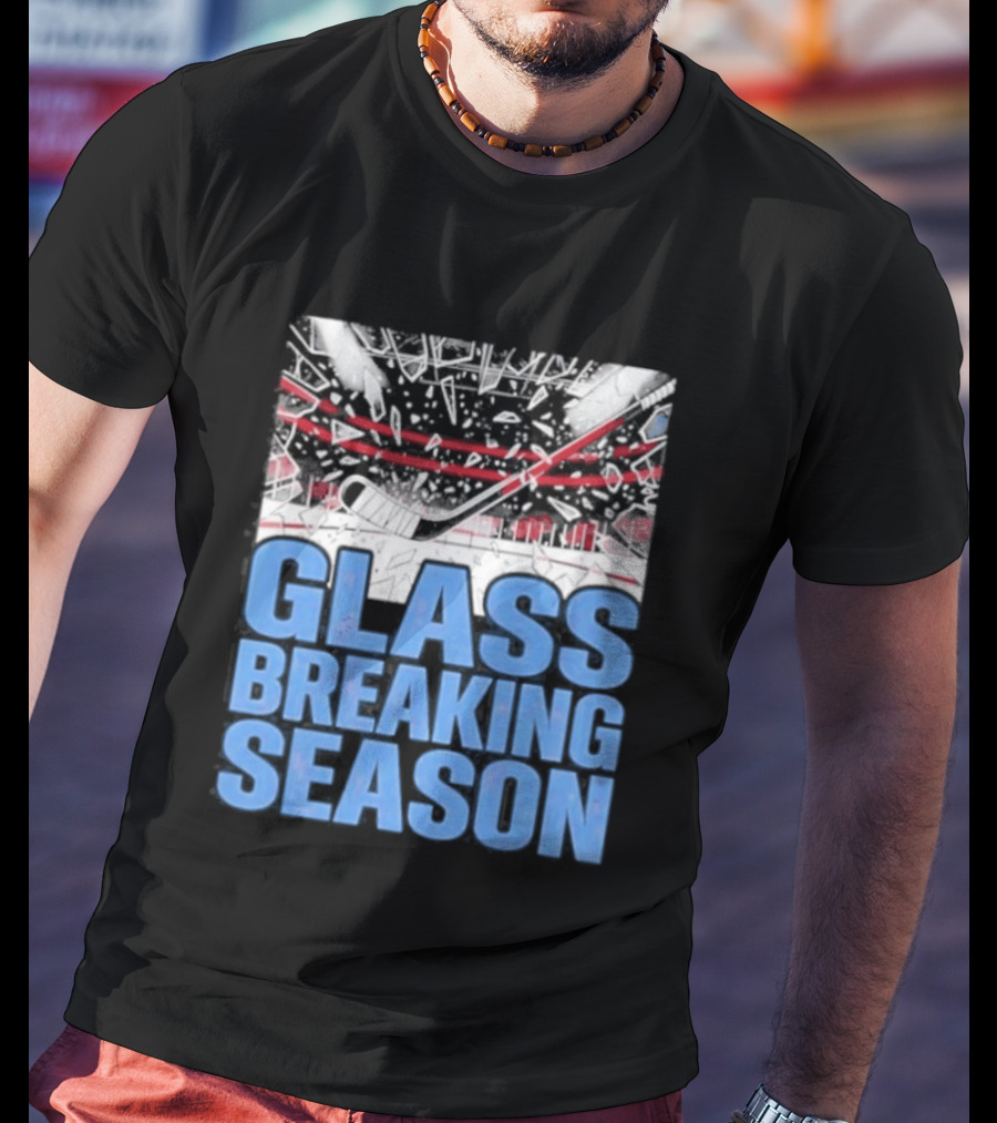 Colorado Avalanche Glass Breaking Season T-Shirt