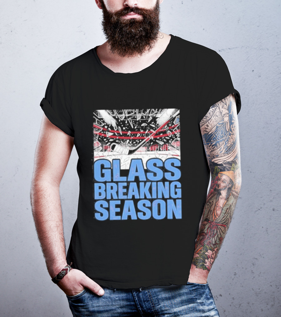 Colorado Avalanche Glass Breaking Season T-Shirt