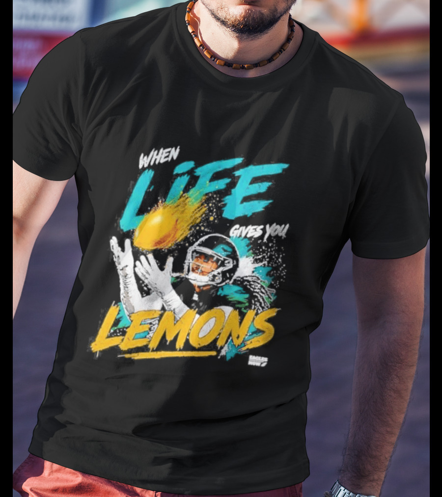 Philadelphia Eagles When Life Gives You Lemons Football Makai Lemon T-Shirt