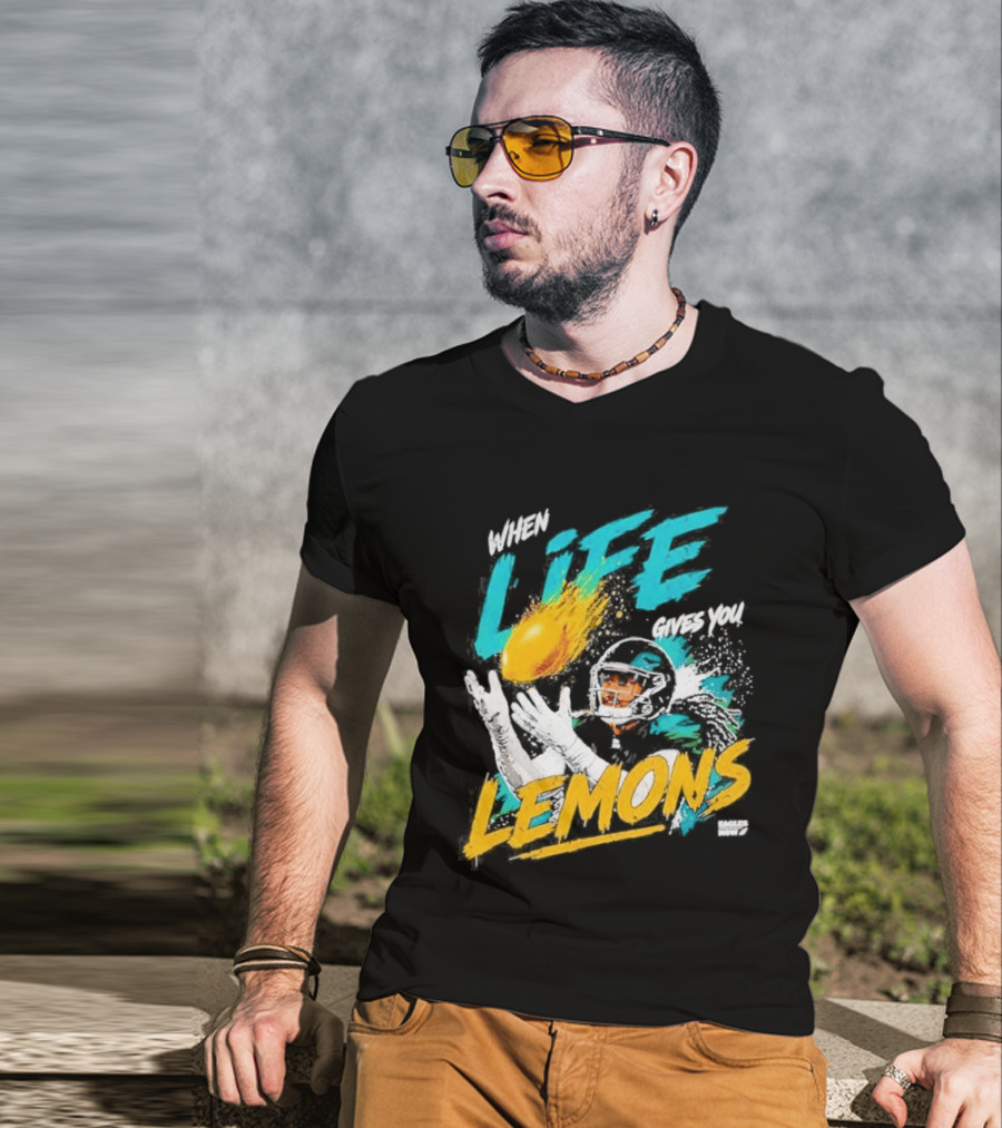 Philadelphia Eagles When Life Gives You Lemons Football Makai Lemon T-Shirt
