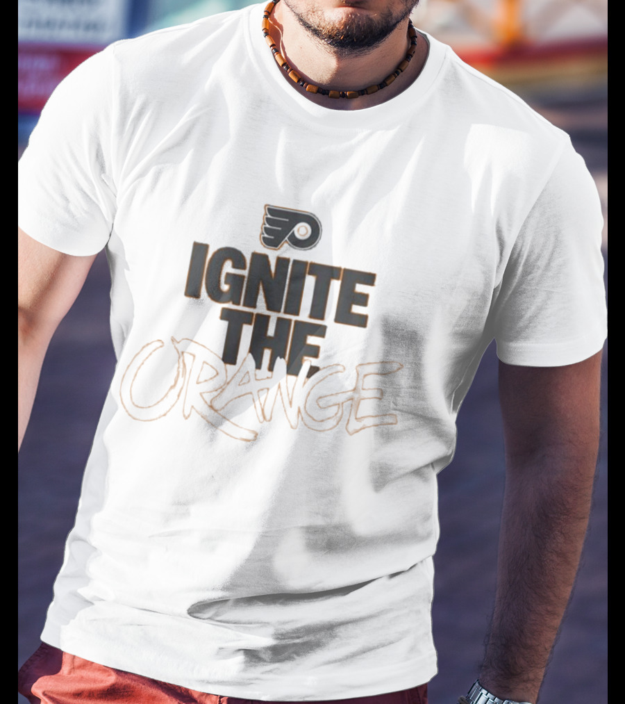 Puck Everybody Ignite The Orange Flyers Fan Rallying Cry T-Shirt