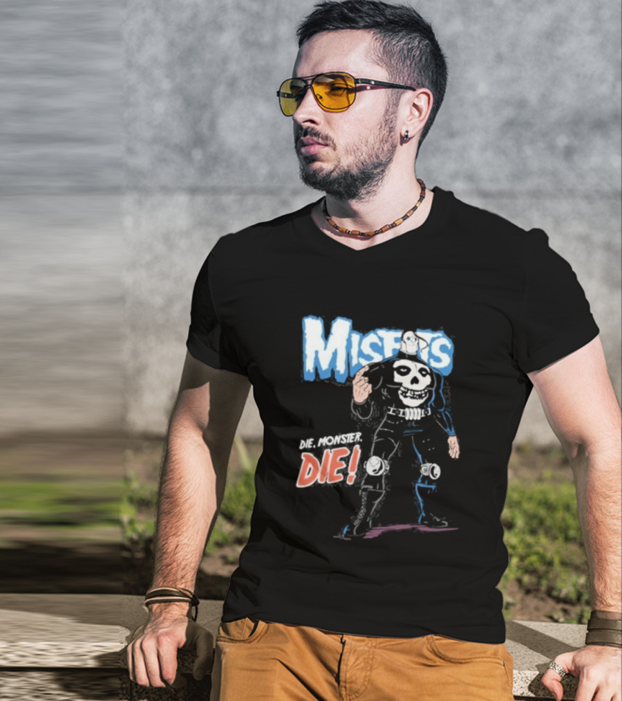 Misfits Die Die My Darling Skeleton Warrior T-Shirt