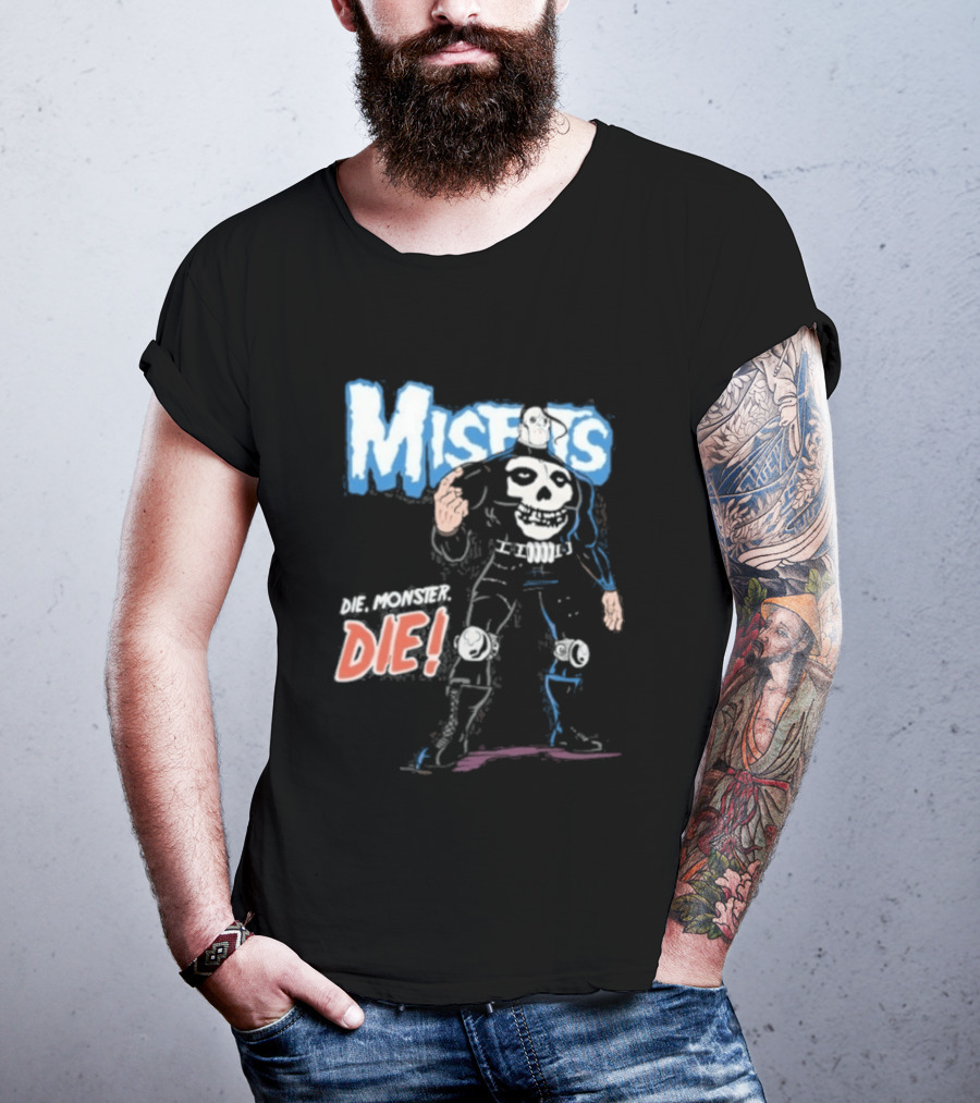 Misfits Die Die My Darling Skeleton Warrior T-Shirt