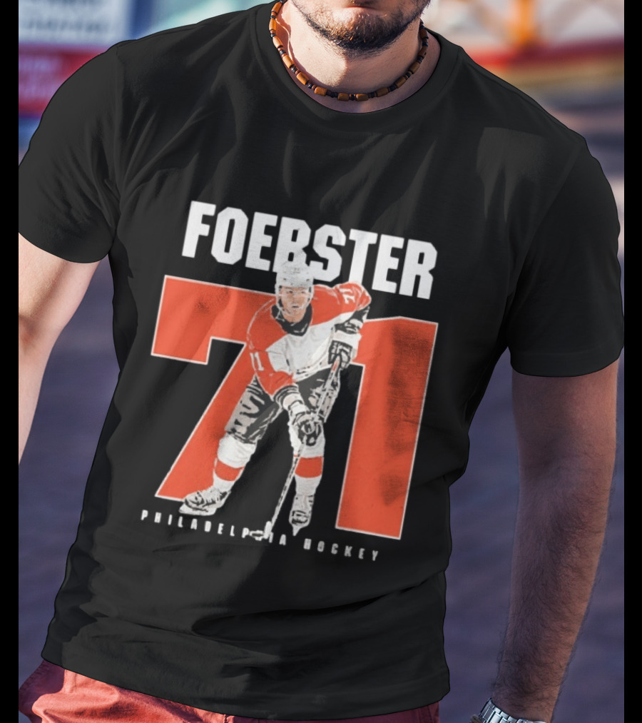 Tyson Foerster 71 Philadelphia Hockey Flyers T-Shirt