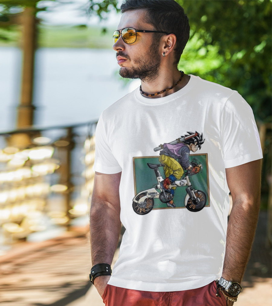 Dragon Ball Z Goku Limited Edition Cycling 34 Capsule Corp T-Shirt