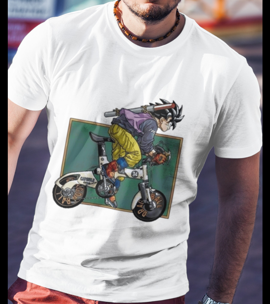 Dragon Ball Z Goku Limited Edition Cycling 34 Capsule Corp T-Shirt
