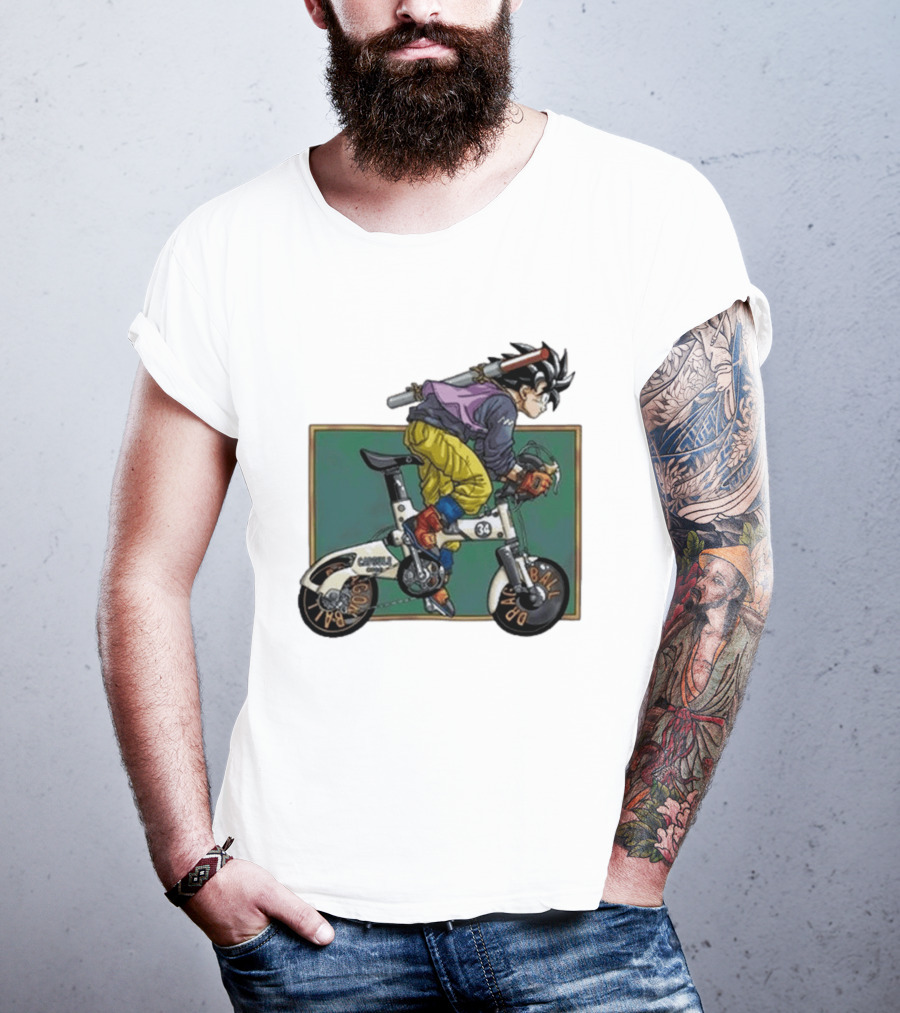 Dragon Ball Z Goku Limited Edition Cycling 34 Capsule Corp T-Shirt
