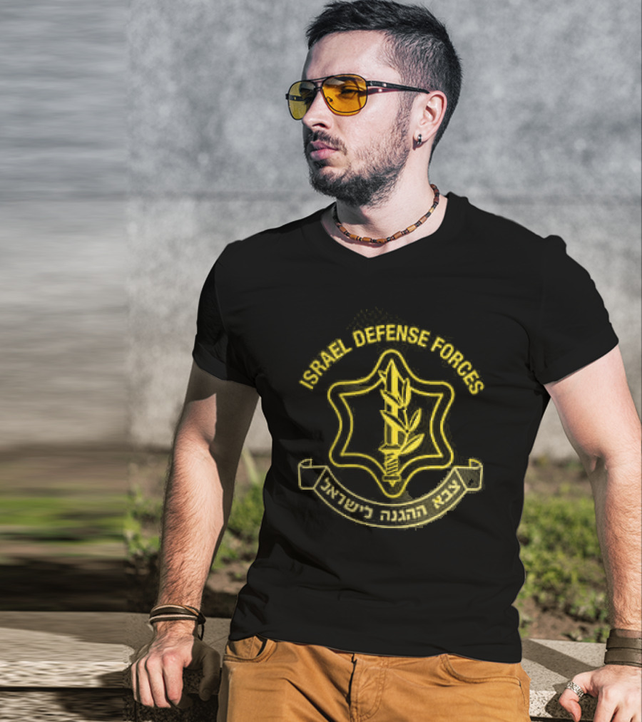 Cole Allen IDF Israeli Defense Forces Emblem Yellow Star T-Shirt