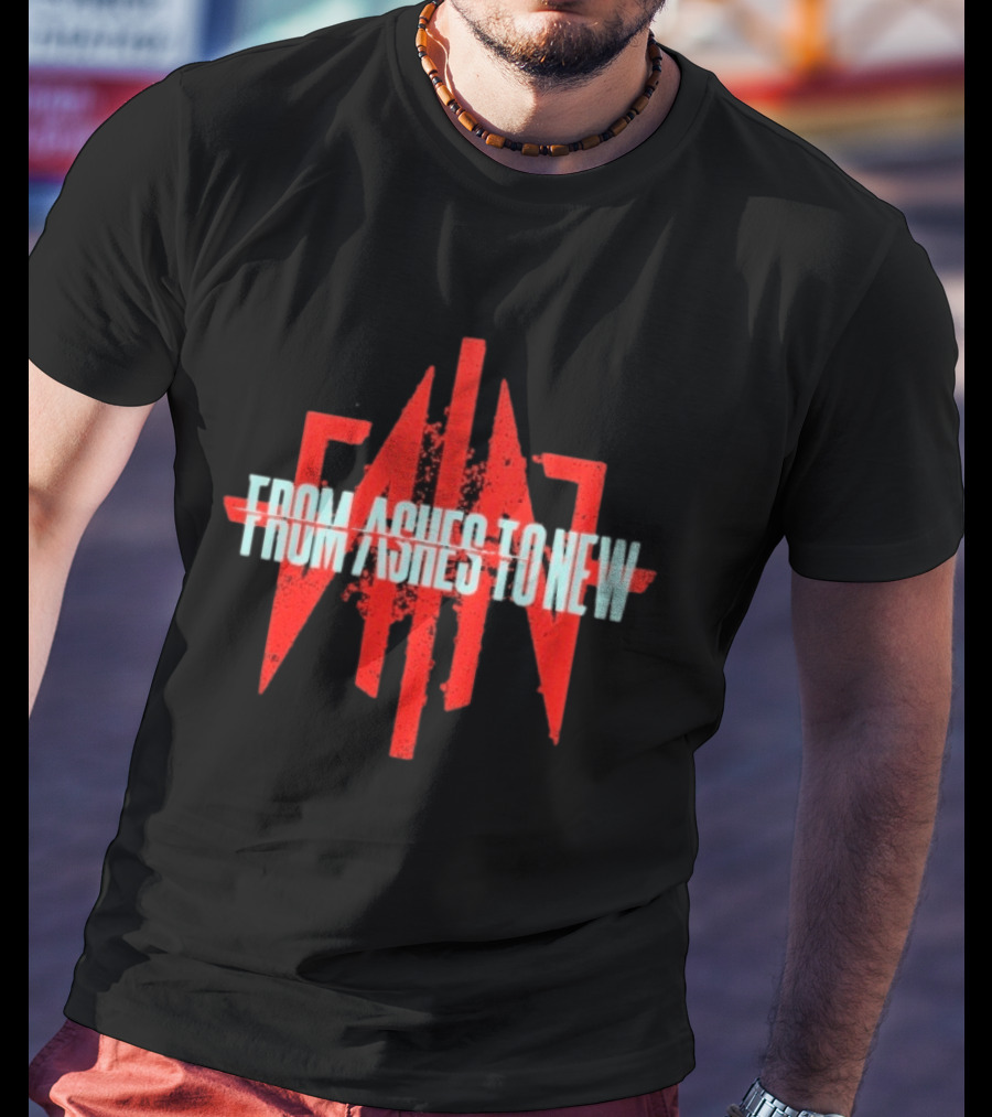 From Ashes To New FAN Symbol Red And White T-Shirt