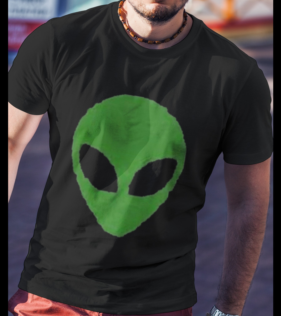 Margo Millet Alien Green Face Money Troubles T-Shirt