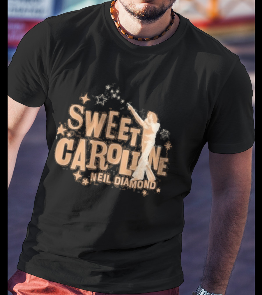Sweet Caroline Neil Diamond Vintage Style Retro Aesthetic T-Shirt
