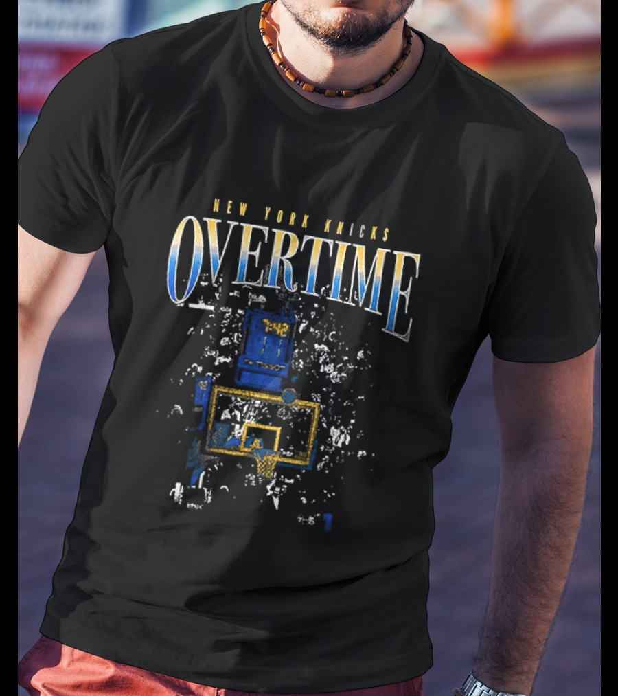 New York Knicks Overtime Basketball Court T-Shirt