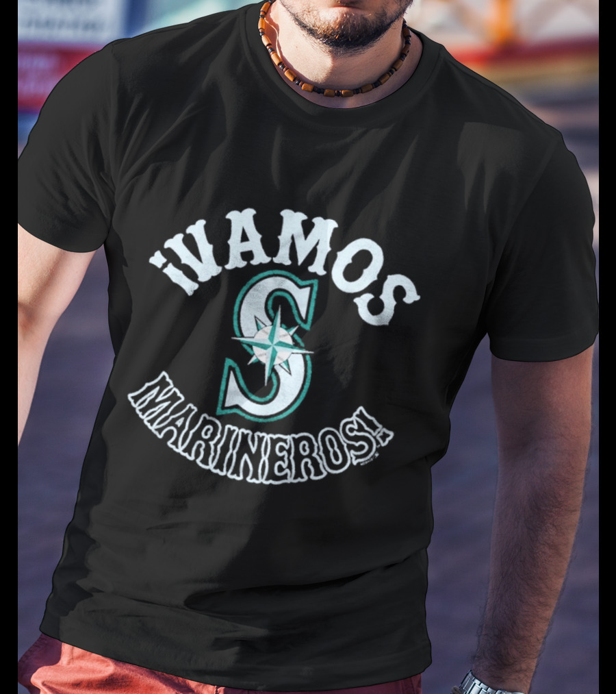 ¡Vamos Marineros! Seattle Mariners MLB Enthusiasts Gear T-Shirt