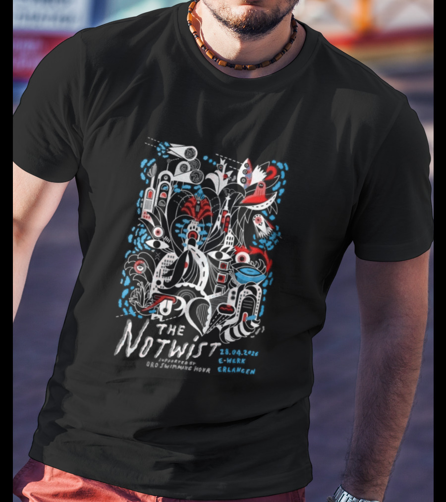 The Notwist April 28 2026 Erlangen Germany Blossoms And Architecture T-Shirt