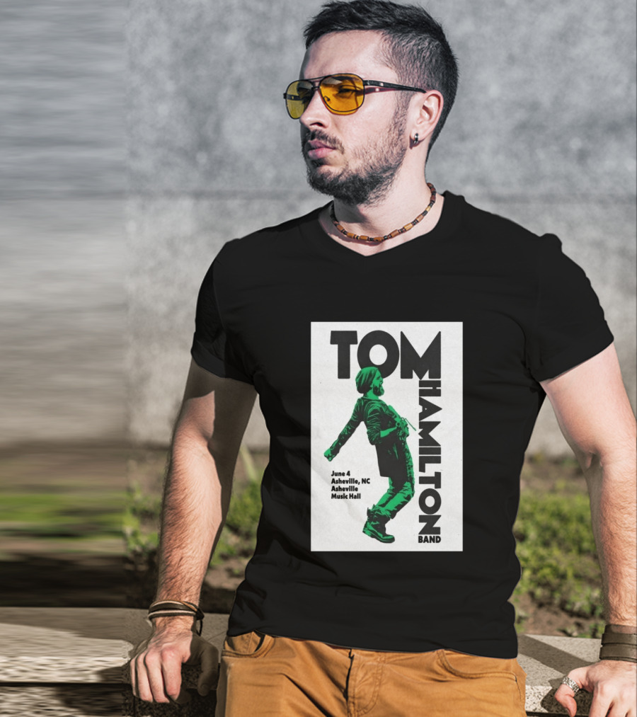 Tom Hamilton Band Asheville NC June 4 Asheville Music Hall T-Shirt