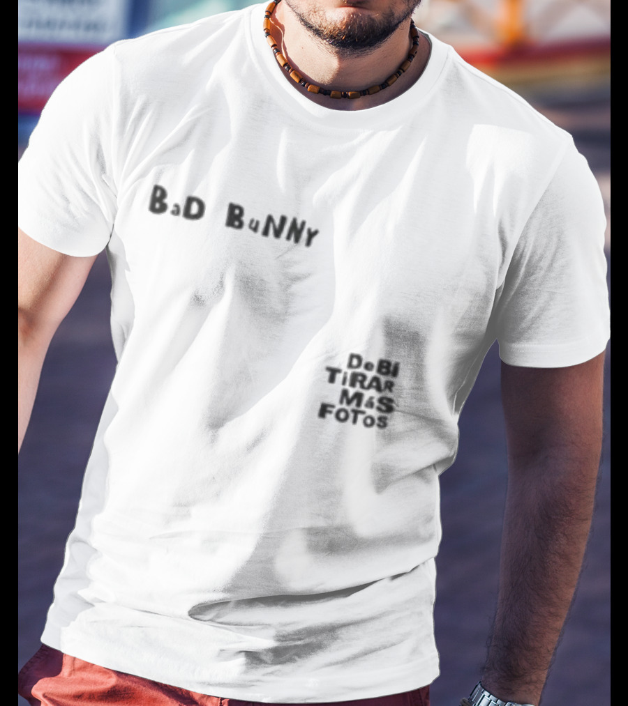 Bad Bunny Vamos A Ver Si Es Velda De Ni Tira Mas Fotos T-Shirt