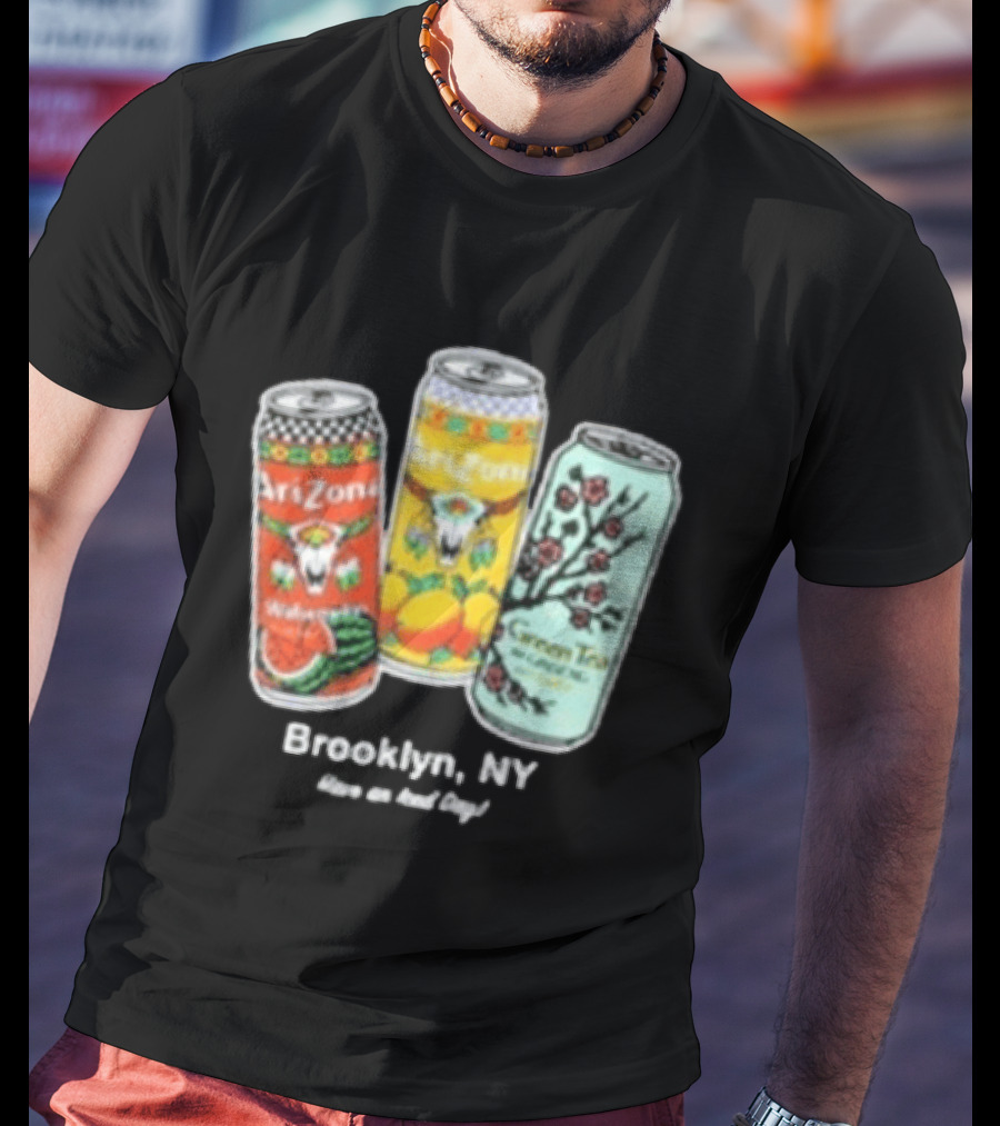 Drinkarizona Black Big Cans In Bin T-Shirt