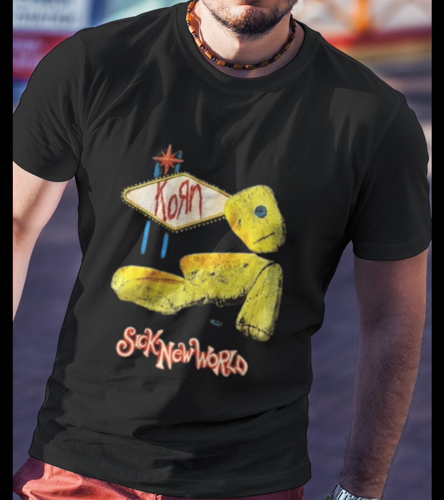 Korn Sick New World 2026 Las Vegas Voodoo Doll April 25 Event T-Shirt