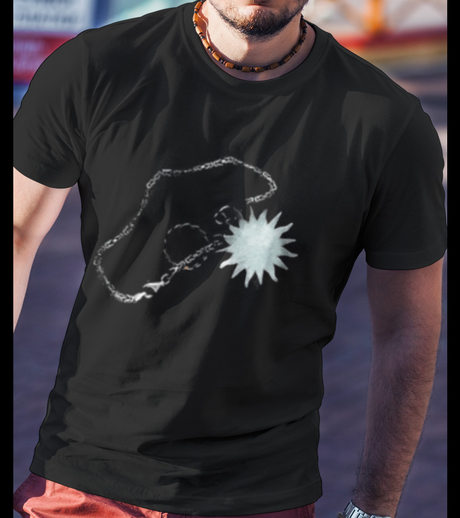 Loathe Necklace Smoke Spiral And Starburst T-Shirt
