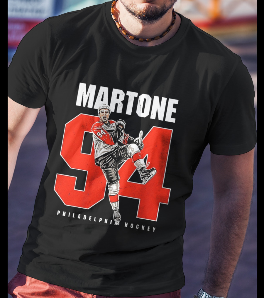 Martone 94 Philadelphia Hockey Player Flyers NHL T-Shirt