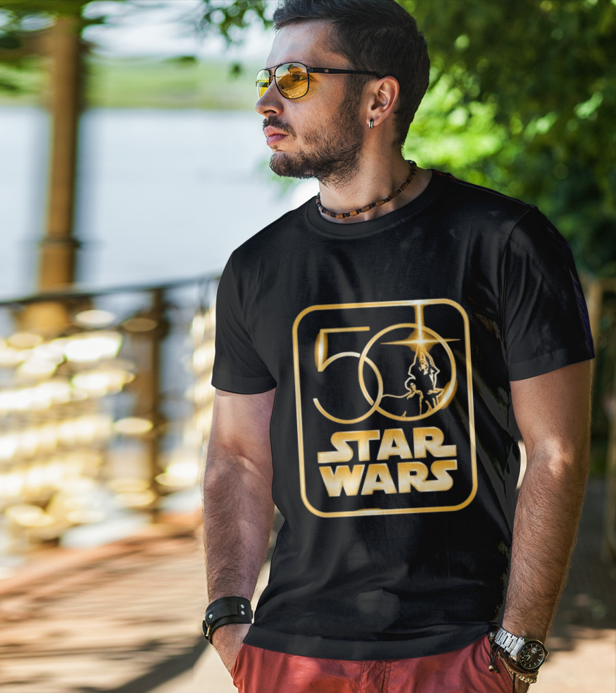 Star Wars 50th Anniversary Golden Celebration T-Shirt