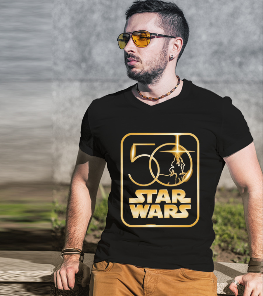 Star Wars 50th Anniversary Golden Celebration T-Shirt