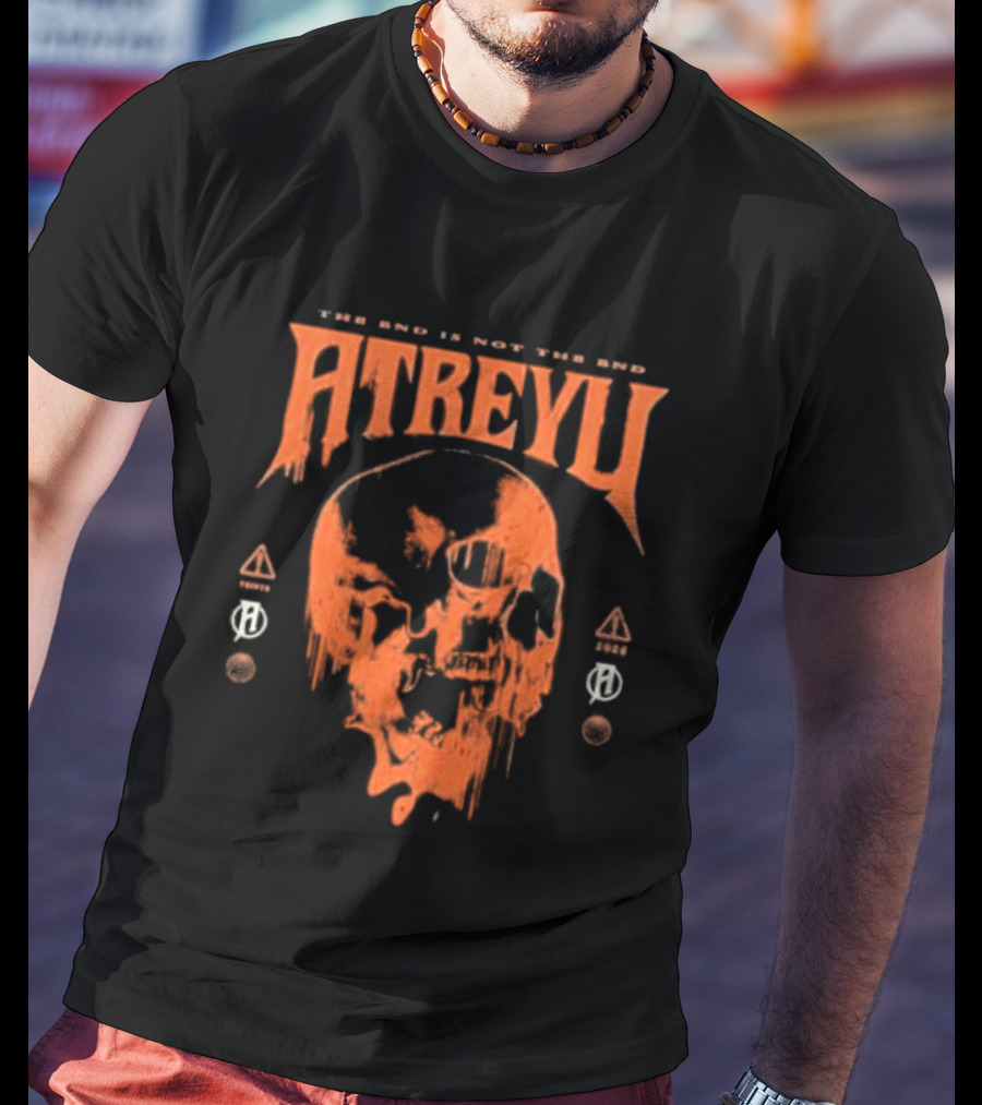 Atreyu Melting Skull The End Is Not The End T-Shirt