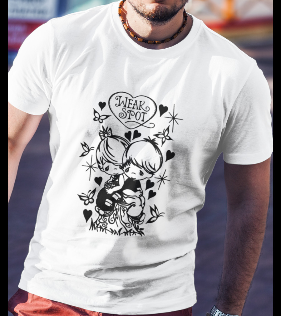 2026 I Love Weak Spot Heart Butterfly Stars T-Shirt
