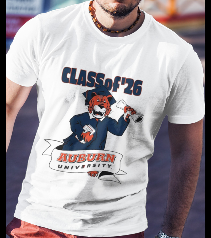 Auburn University Class Of 2026 Tiger Graduation T-Shirt