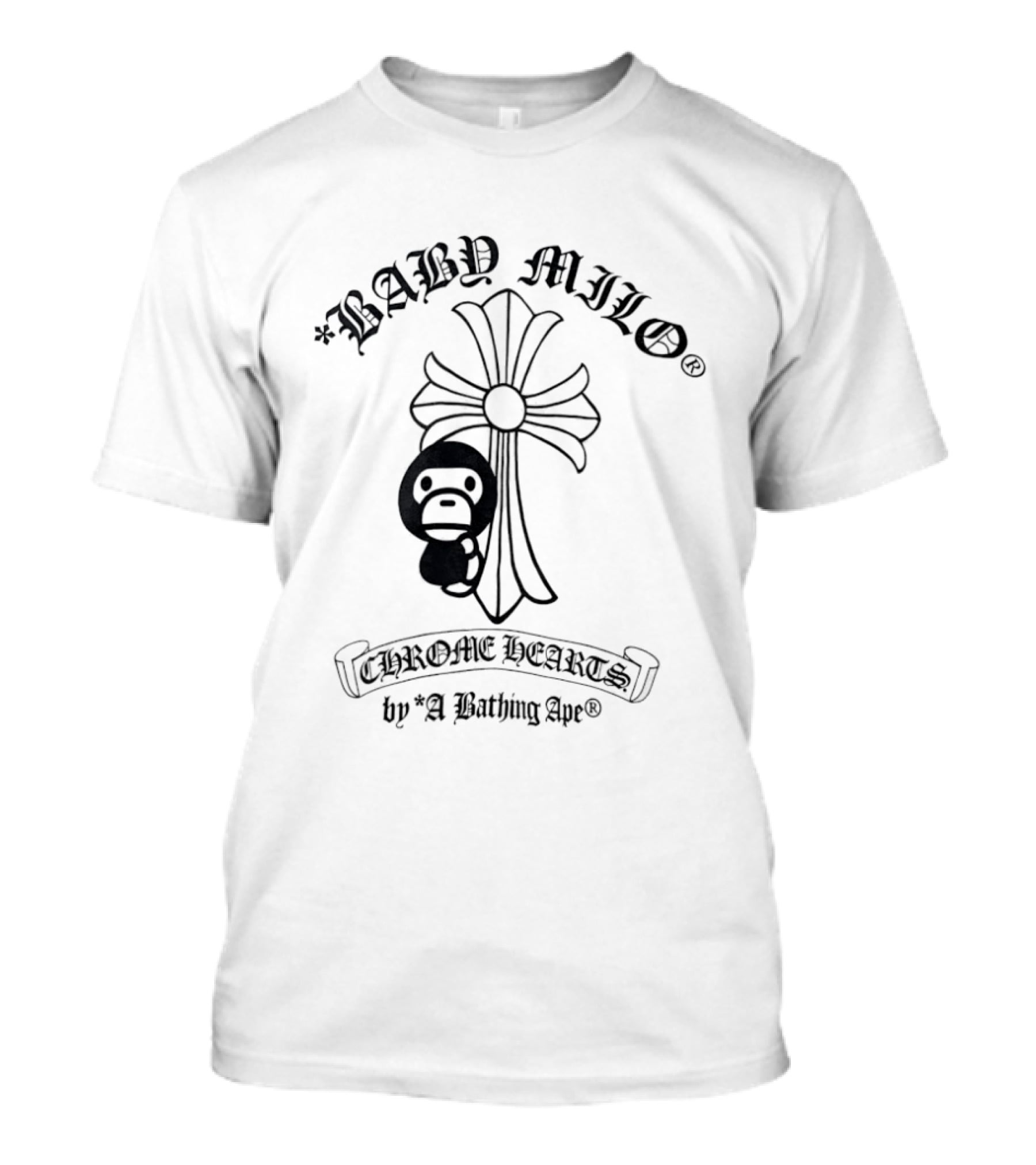 BABY MILO Chrome Hearts By A Bathing Ape BAPE T-Shirt