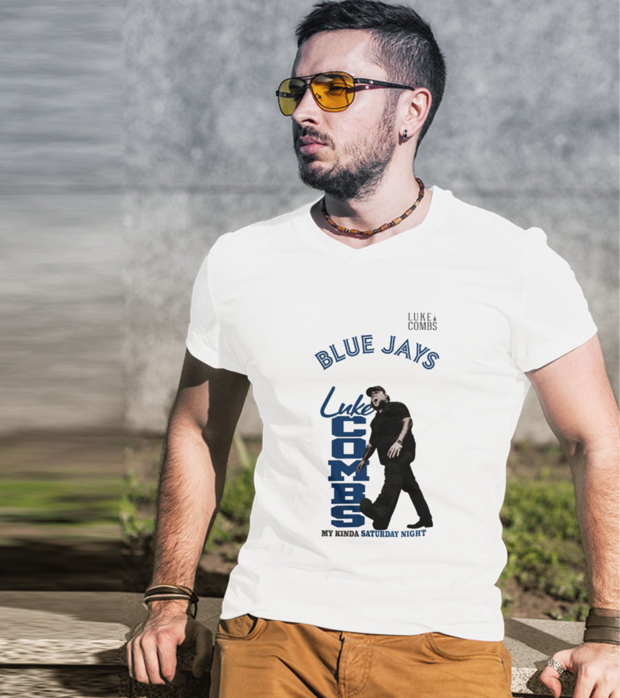 Blue Jays Luke Combs Saturday Night Toronto 2026 Tour Concert T-Shirt